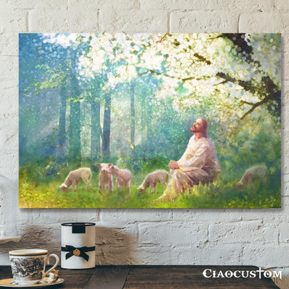 Sweet Is The Work Canvas Posters - Jesus Canvas Wall Art - Ciaocustom