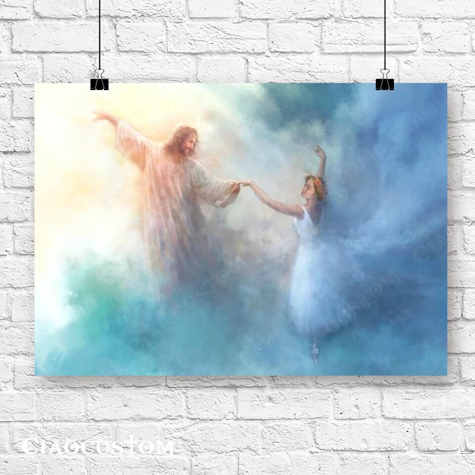 Jesus Wall Pictures - Jesus Canvas Painting - Jesus Canvas Art - Jesus Poster - Jesus Canvas - Christian Gift - Ciaocustom