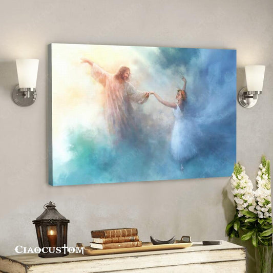 Jesus Wall Pictures - Jesus Canvas Painting - Jesus Canvas Art - Jesus Poster - Jesus Canvas - Christian Gift - Ciaocustom