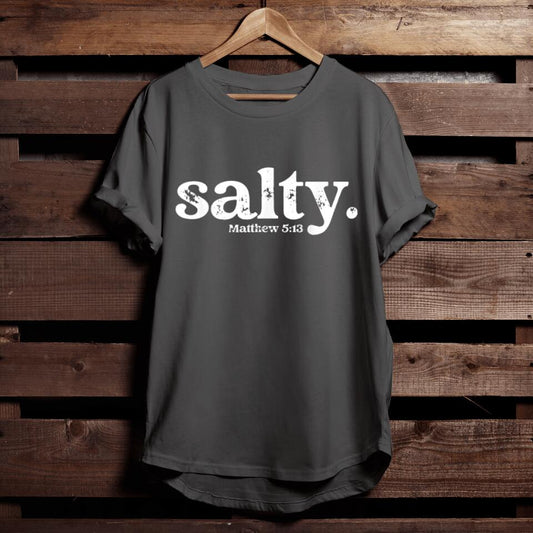 Christian Salty Matthew 5_13 Bible Verse Faith Gift T-Shirt - Funny Christian Shirts For Men & Women - Ciaocustom