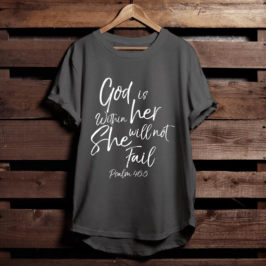 God is Within Her Christian Woman Bible Verse Proverbs Jesus T-Shirt - Cool Christian Shirts For Men & Women - Ciaocustom