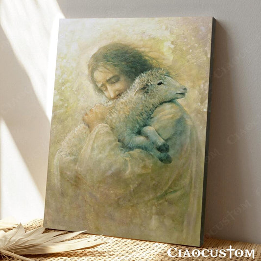 Does A Shepherd Do - Jesus Wall Pictures - Jesus Canvas Painting - Jesus Poster - Jesus Canvas - Christian Gift - Ciaocustom