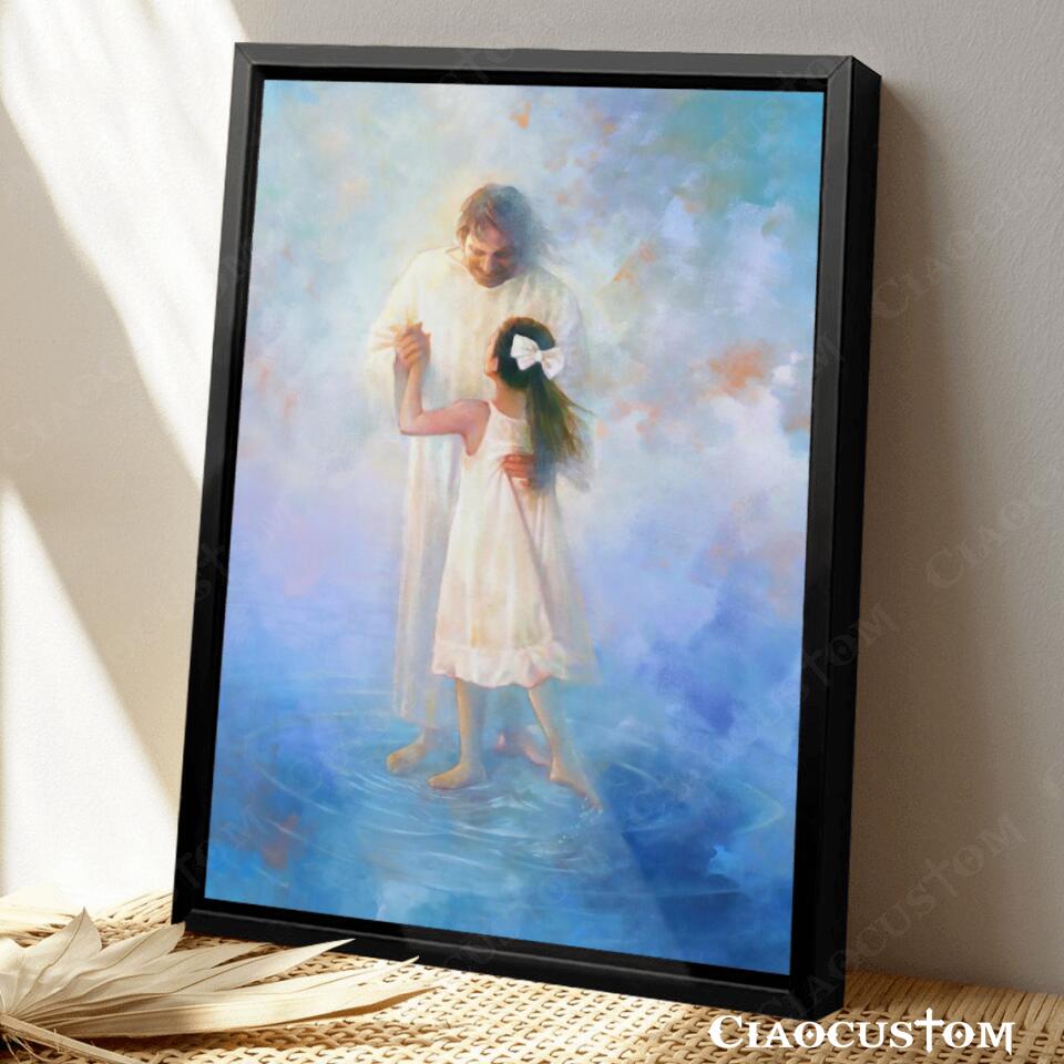 Jesus Canvas Wall Art - Jesus Wall Pictures - Jesus Canvas Painting - Jesus Poster - Jesus Canvas - Christian Gift - Ciaocustom