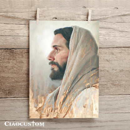 Our Foundation - Jesus Wall Pictures - Jesus Canvas Painting - Jesus Poster - Jesus Canvas - Christian Gift - Ciaocustom