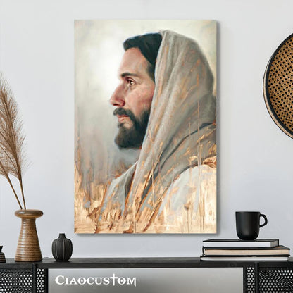 Our Foundation - Jesus Wall Pictures - Jesus Canvas Painting - Jesus Poster - Jesus Canvas - Christian Gift - Ciaocustom