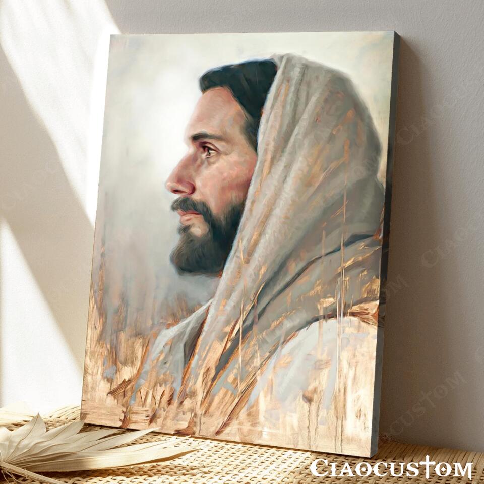 Our Foundation - Jesus Wall Pictures - Jesus Canvas Painting - Jesus Poster - Jesus Canvas - Christian Gift - Ciaocustom