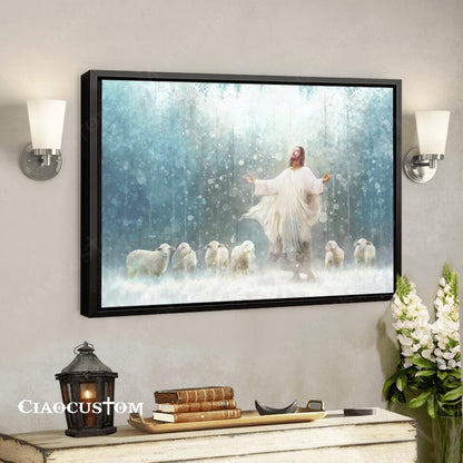 Radiance - Jesus Painting - Jesus Poster - Jesus Canvas - Christian Canvas Wall Art - Christian Gift - Ciaocustom