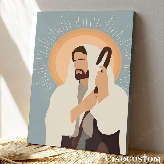 Boho Christian - Jesus Pictures - Jesus Canvas Poster - Jesus Wall Art - Christ Pictures - Christian Canvas Prints - Faith Canvas - Ciaocustom