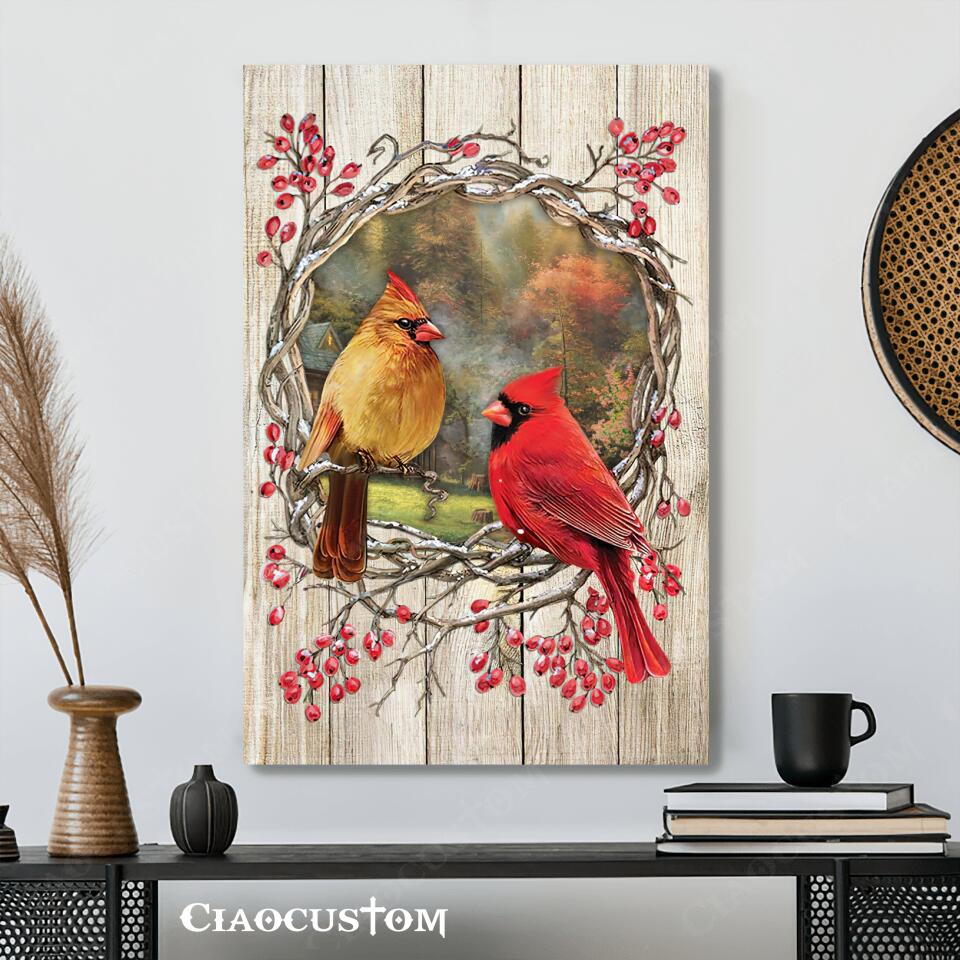 I Am Always With You (Two Birds) - Canvas Wall Art - Christian Canvas Prints - Faith Canvas - Bible Verse Canvas - Ciaocustom