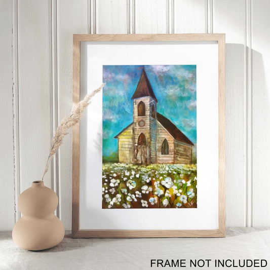 Church - Christian Fine Art Prints - Christian Wall Art Prints - Christian Artwork - Religious Wall Decor - Best Prints For Home - Ciaocustom