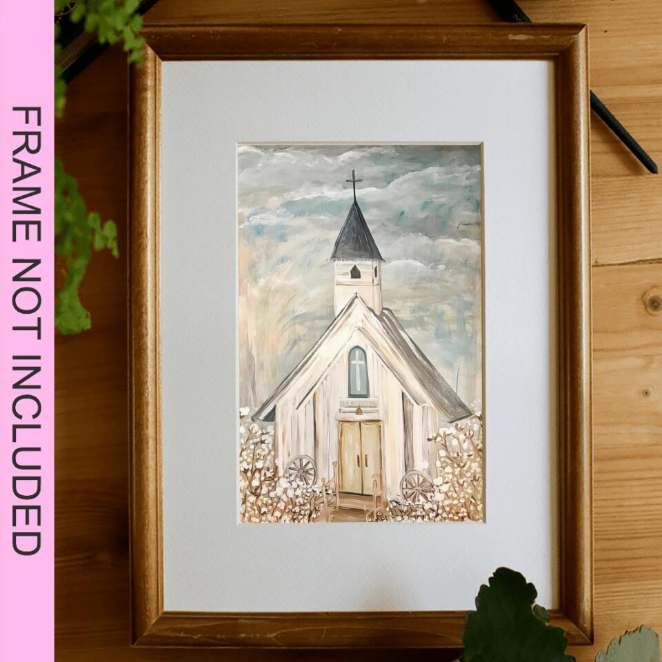 Church 3 - Christian Fine Art Prints - Christian Wall Art Prints - Christian Artwork - Religious Wall Decor - Best Prints For Home - Ciaocustom