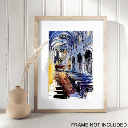 Church 5 - Christian Fine Art Prints - Christian Wall Art Prints - Christian Artwork - Religious Wall Decor - Best Prints For Home - Ciaocustom