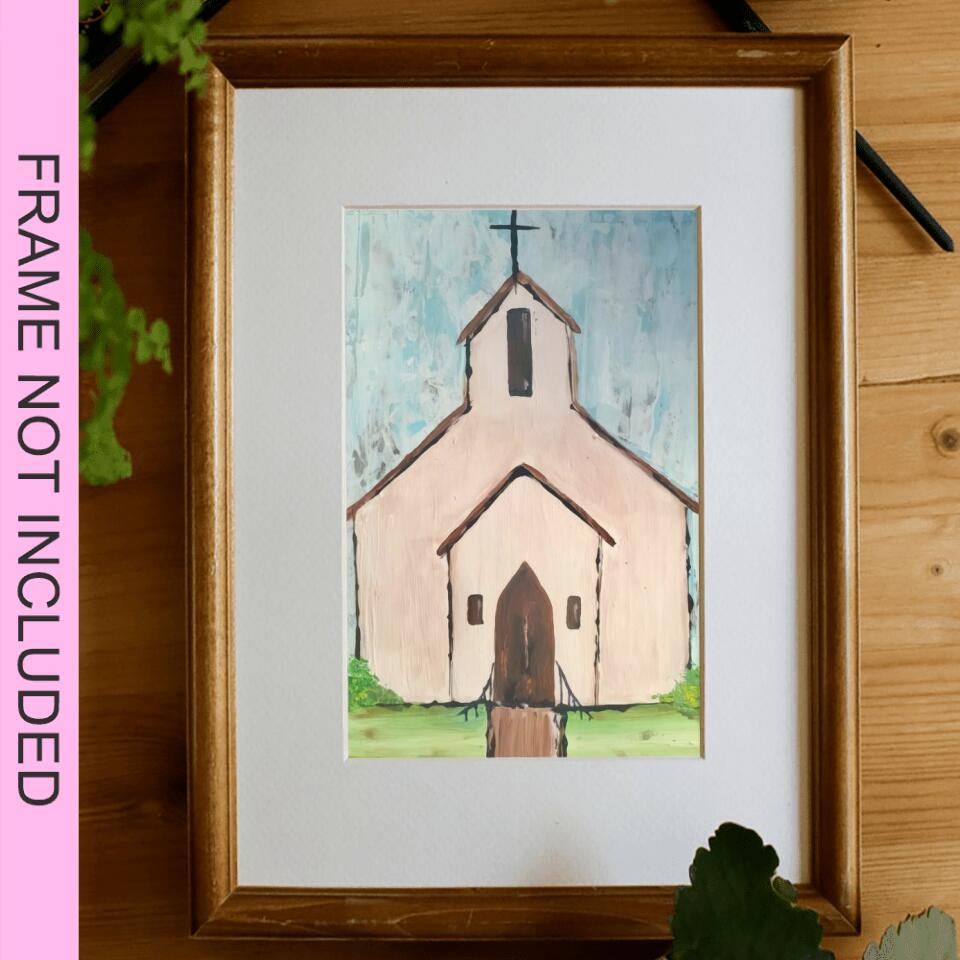 Church 12 - Christian Fine Art Prints - Christian Wall Art Prints - Christian Artwork - Religious Wall Decor - Best Prints For Home - Ciaocustom