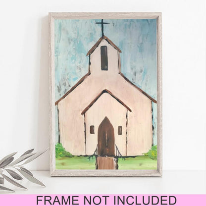 Church 12 - Christian Fine Art Prints - Christian Wall Art Prints - Christian Artwork - Religious Wall Decor - Best Prints For Home - Ciaocustom