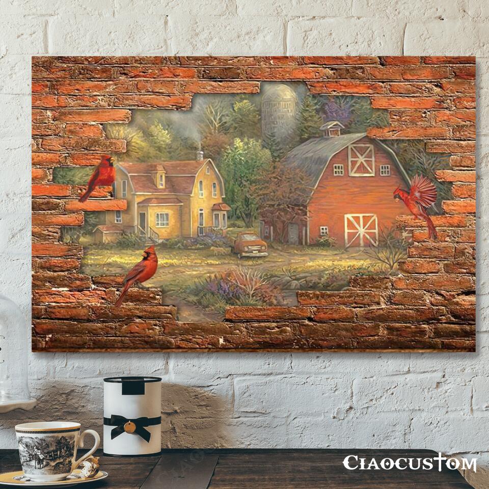 Houses - Christian Canvas Wall Art - Christian Wall Decor - Christian Artwork - Religious Wall Decor - Faith Canvas Wall Art - Scripture Wall Art - Ciaocustom