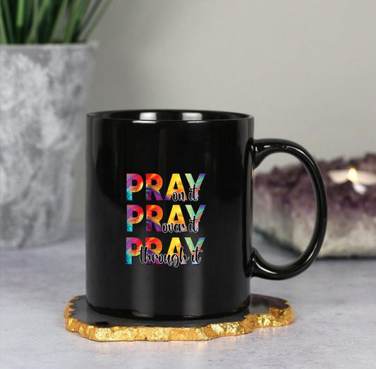 Pray Mug - Christian Coffee Mugs - Bible Verse Mugs - Scripture Mugs - Religious Faith Gift - Gift For Christian - Ciaocustom