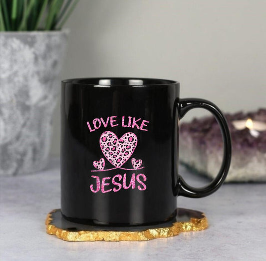 Love Like Jesus - Christian Coffee Mugs - Bible Verse Mugs - Scripture Mugs - Religious Faith Gift - Gift For Christian - Ciaocustom