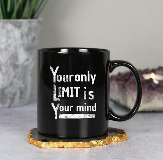 Your Only Limit Is Your Mind Mug - Christian Coffee Mugs - Bible Verse Mugs - Scripture Mugs - Religious Faith Gift - Gift For Christian - Ciaocustom