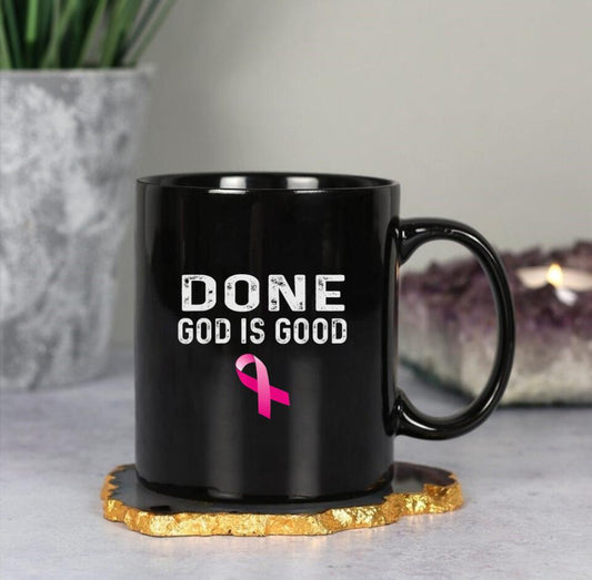 Done God Is Good Mug - Christian Coffee Mugs - Bible Verse Mugs - Scripture Mugs - Religious Faith Gift - Gift For Christian - Ciaocustom