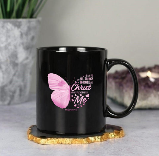 I Can Do All Things Through Christ 2 - Christian Coffee Mugs - Bible Verse Mugs - Scripture Mugs - Religious Faith Gift - Ciaocustom