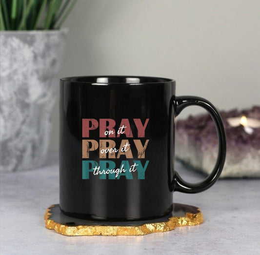 Pray On It 2 - Christian Coffee Mugs - Bible Verse Mugs - Scripture Mugs - Religious Faith Gift - Ciaocustom