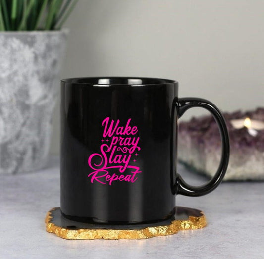 Wake Pray Stay Repeat 2 - Christian Coffee Mugs - Bible Verse Mugs - Scripture Mugs - Religious Faith Gift - Ciaocustom