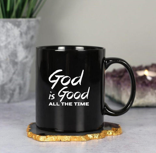 God is Good All The Time Mug - Christian Coffee Mugs - Bible Verse Mugs - Scripture Mugs - Religious Faith Gift - Gift For Christian - Ciaocustom