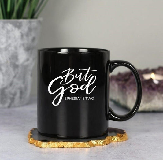 But God 1 - Christian Coffee Mugs - Bible Verse Mugs - Scripture Mugs - Religious Faith Gift - Ciaocustom