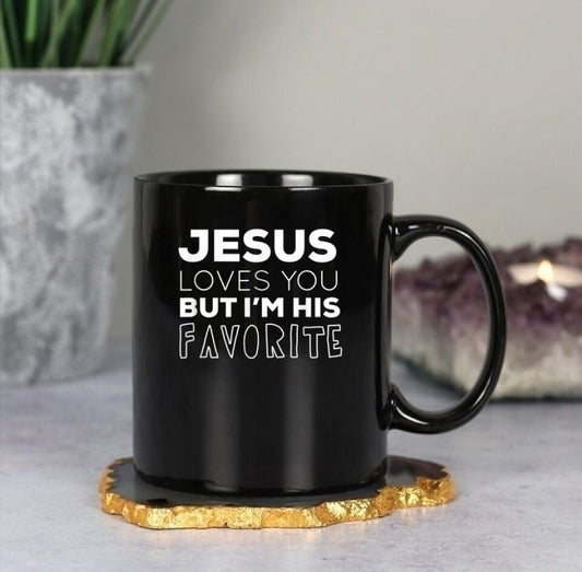 Jesus Loves You - Christian Coffee Mugs - Bible Verse Mugs - Scripture Mugs - Religious Faith Gift - Ciaocustom
