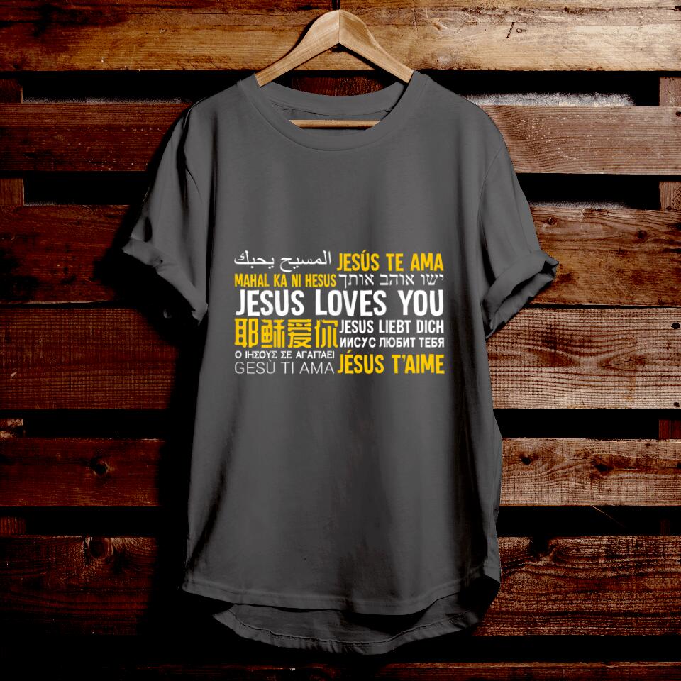 Jesus Love You - Bible Verse T Shirts - Religious T Shirts - Religious Shirts - Ciaocustom