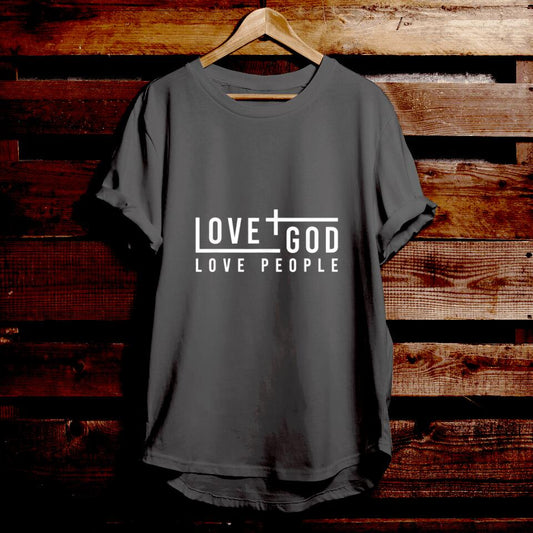 Love God Love People - Bible Verse T Shirts - Christian Tees - Christian Graphic Tees - Ciaocustom