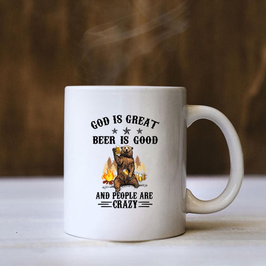 God Is Great -  Christian Coffee Mugs - Bible Verse Mugs - Scripture Mugs - Religious Faith Gift - Gift For Christian - Ciaocustom