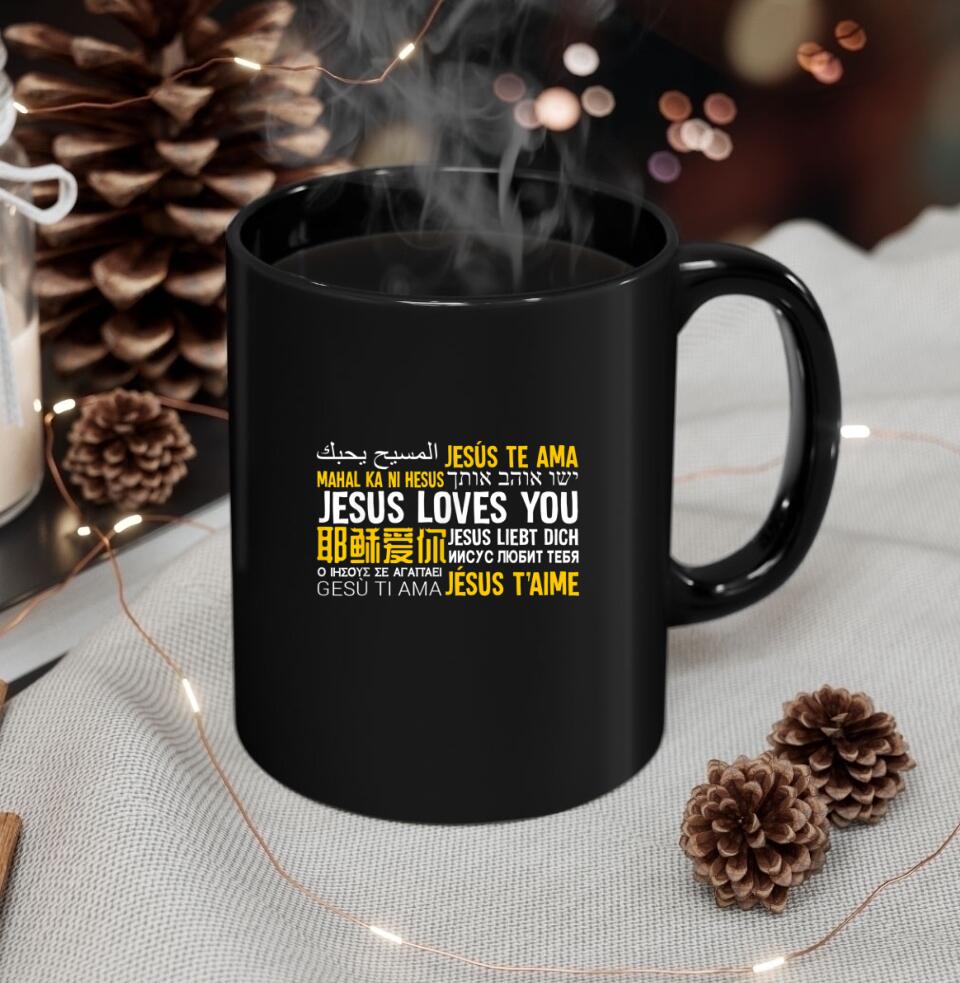 Jesus Love You - Mugs - Bible Verse Mugs - Scripture Mugs - Religious Faith Gift - Gift For Christian - Ciaocustom