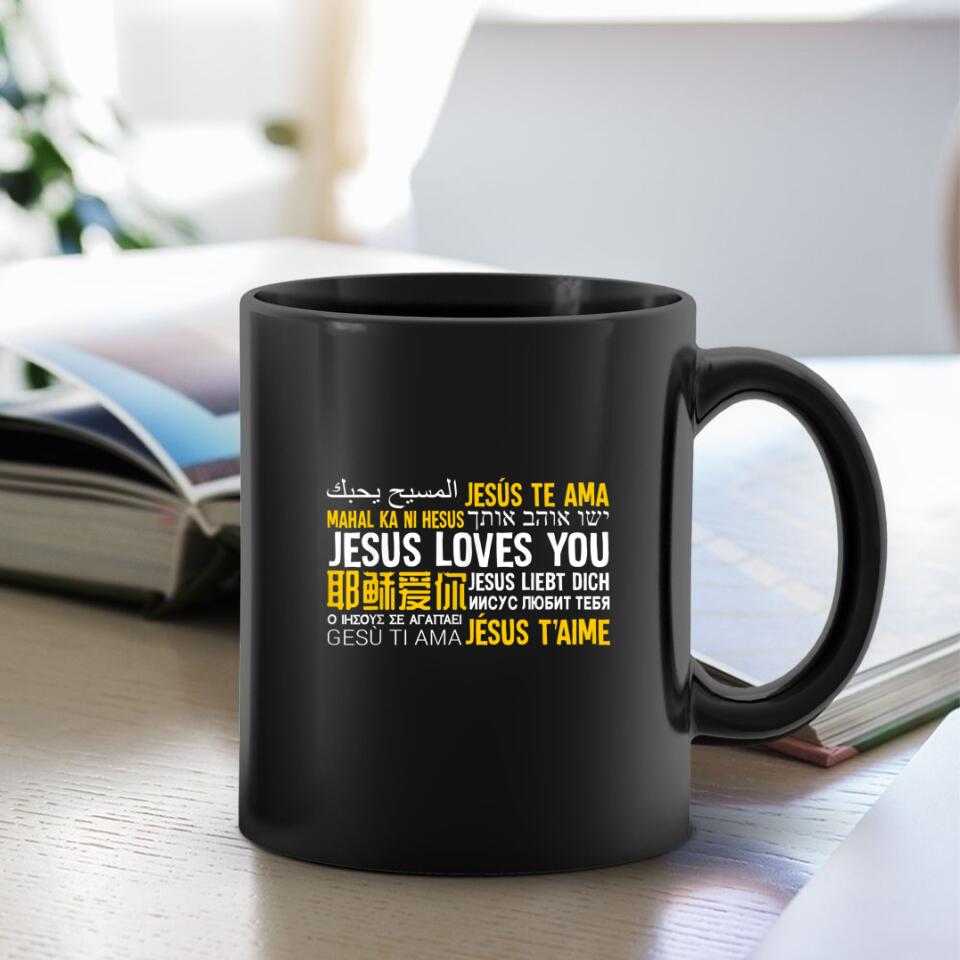 Jesus Love You - Mugs - Bible Verse Mugs - Scripture Mugs - Religious Faith Gift - Gift For Christian - Ciaocustom