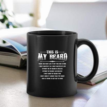 This Is My Beard - Bible Verse Mugs - Scripture Mugs - Religious Faith Gift - Gift For Christian - Ciaocustom