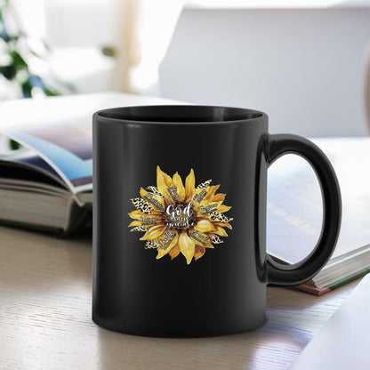 God Says You Are - Sunflower - Bible Verse Mugs - Scripture Mugs - Religious Faith Gift - Gift For Christian - Ciaocustom