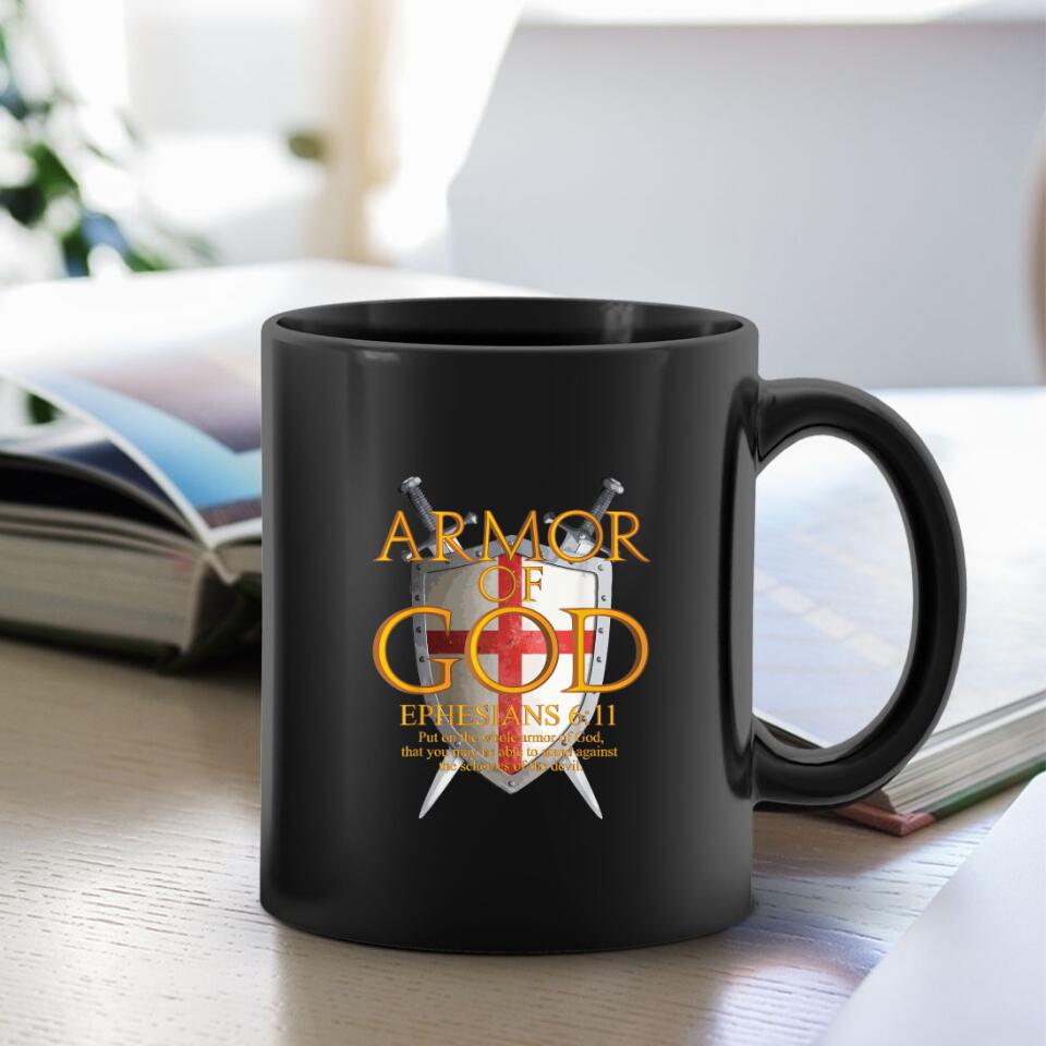 Armor Of God - Sunflower - Bible Verse Mugs - Scripture Mugs - Religious Faith Gift - Gift For Christian - Ciaocustom