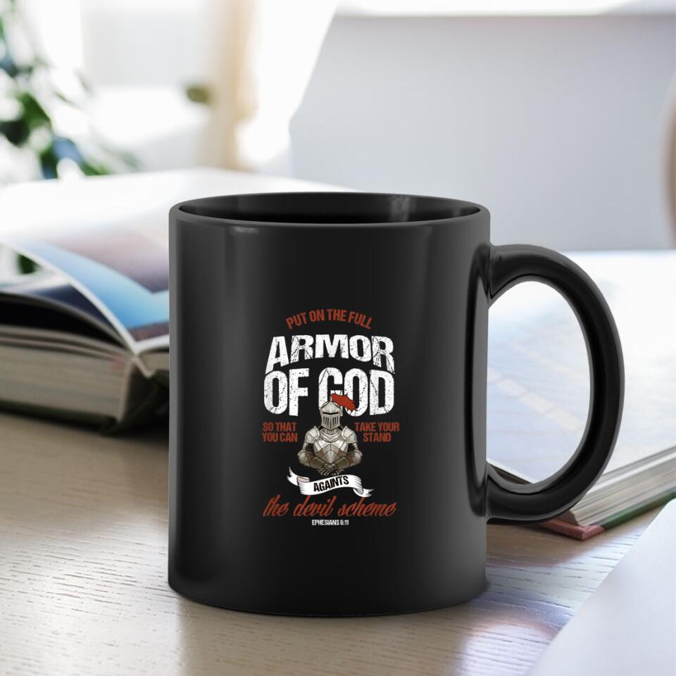 Armor Of God - Put On The Full - Bible Verse Mugs - Scripture Mugs - Religious Faith Gift - Gift For Christian - Ciaocustom