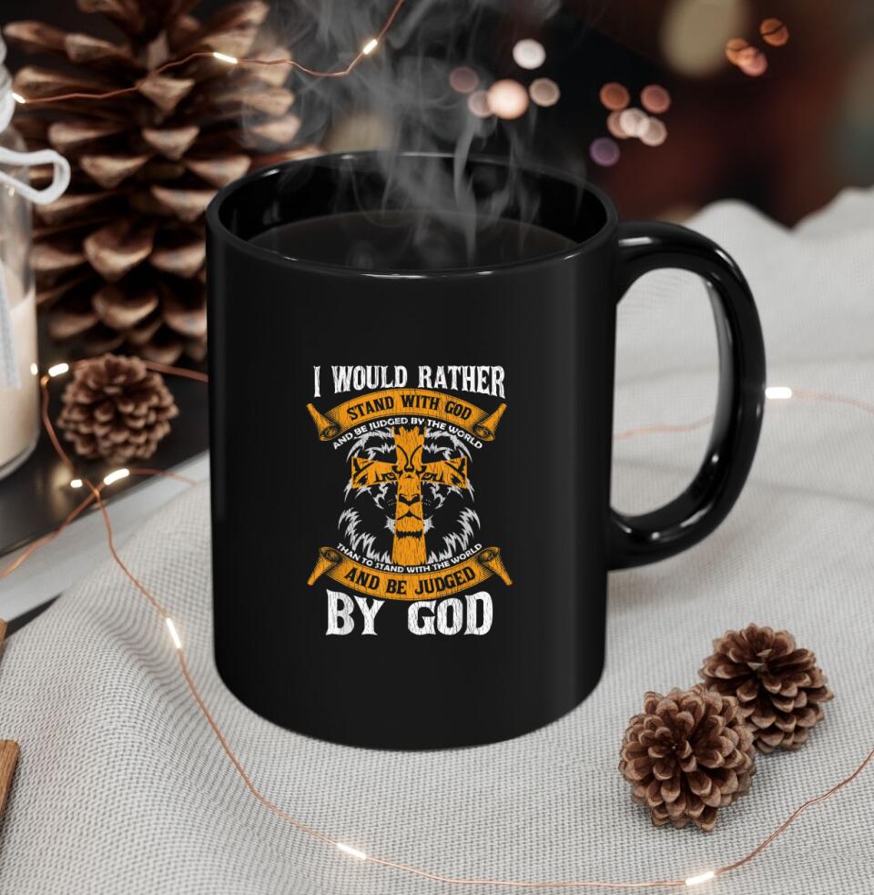 Lion - Be Judged By God - Bible Verse Mugs - Scripture Mugs - Religious Faith Gift - Gift For Christian - Ciaocustom