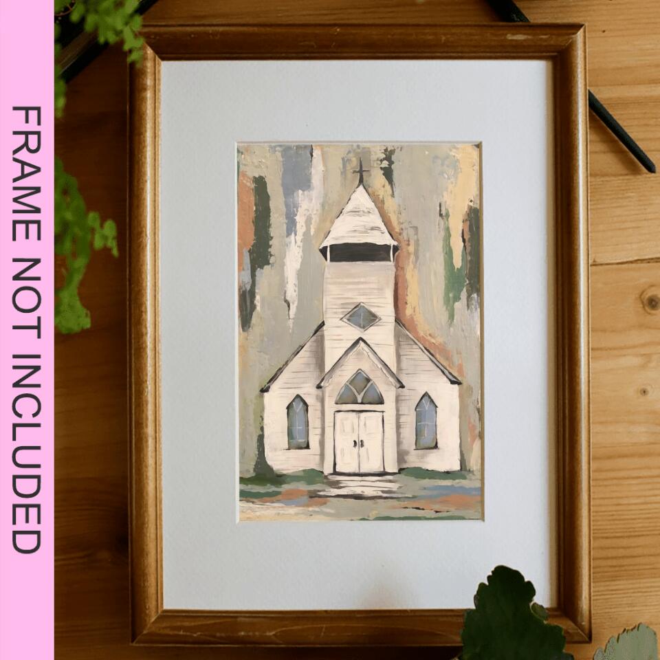 Church 14 - Christian Fine Art Prints - Christian Wall Art Prints - Christian Artwork - Religious Wall Decor - Best Prints For Home - Ciaocustom