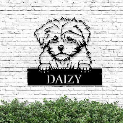 Personalized Dog Metal Sign -  Custom Metal Signs - Dog House Welcome Metal Sign - Dog Lover Gift - Ciaocustom
