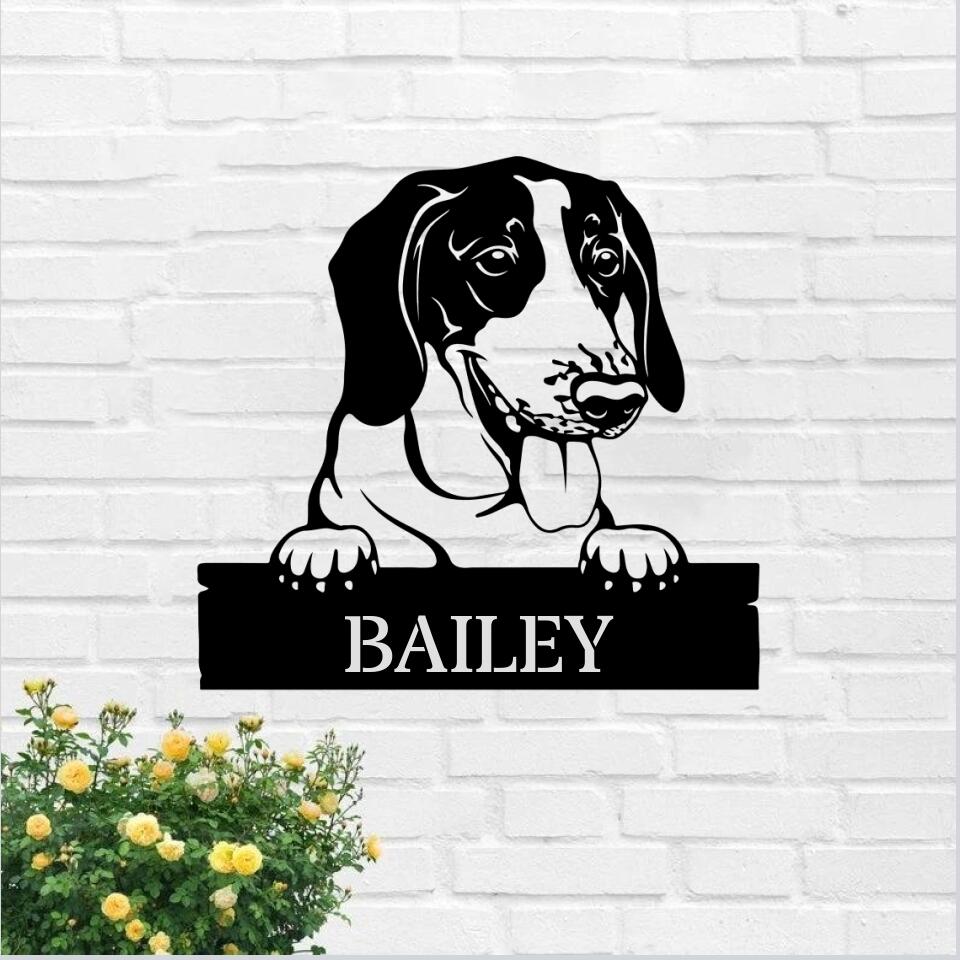 Personalized Dog Metal Sign -  Custom Metal Signs - Dog House Welcome Metal Sign - Dog Lover Gift - Ciaocustom