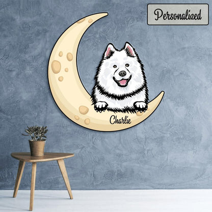 Personalized Samoyed Dog Metal Wall Art - Custom Samoyed Dog Metal Sign - Laser Cut Metal Signs - Dog Memorial Gifts - Custom Dog Gifts - Ciaocustom