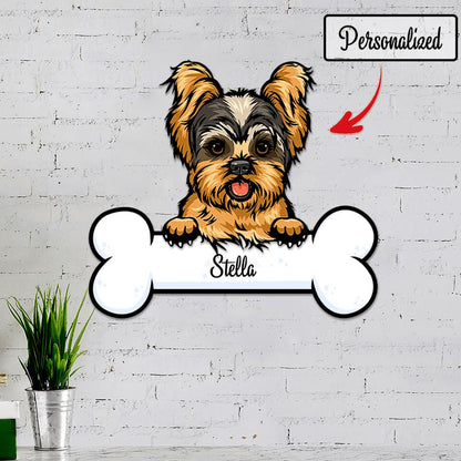 Personalized Yorkshire Terrier Metal Sign - Yorkshire Terrier Metal Wall Art - Dog Metal Sign - Yorkshire Terrier Gift - Dog Lover - Ciaocustom