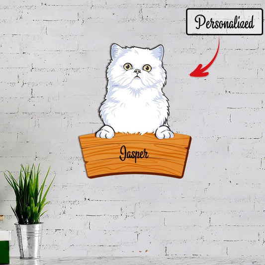 Custom Persian Cat Metal Wall Art - Personalized Persian Cat Cut Metal Sign -  Cat Metal Art - Persian Cat Home Decor - Cat Lover Gifts - Ciaocustom