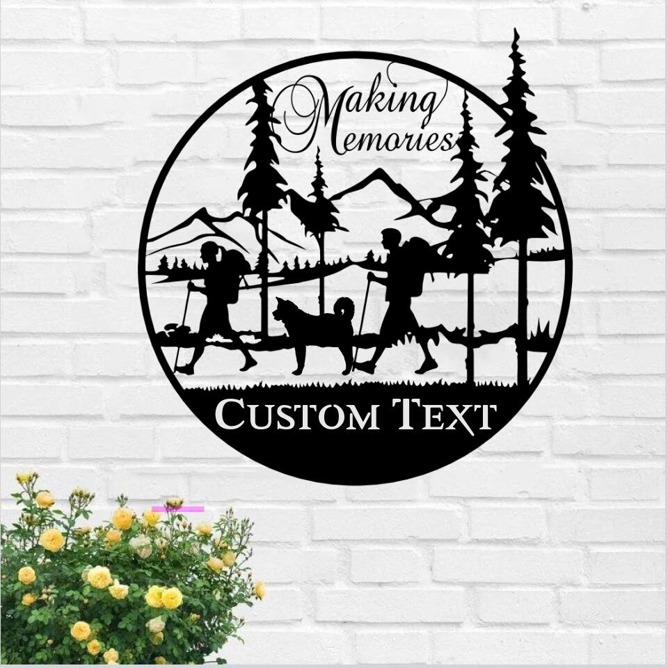 Personalized Metal Camping Signs - Making Memories Metal Wall Art - Camper Metal Signs - Metal Campfire Signs - Happy Camper - Ciaocustom