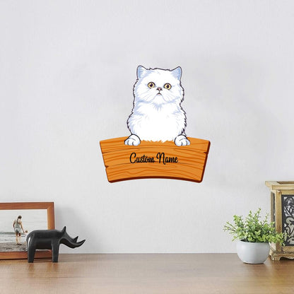 Custom Persian Cat Metal Wall Art - Personalized Persian Cat Cut Metal Sign -  Cat Metal Art - Persian Cat Home Decor - Cat Lover Gifts - Ciaocustom