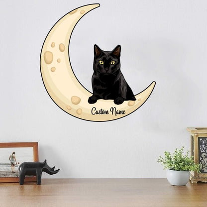 Custom Bombay Cat Cut Metal Sign - Personalized Bombay Metal Wall Art - Black Cat Metal Sign - Bombay Sign - Bombay Cat Lover - Pets Gift - Ciaocustom