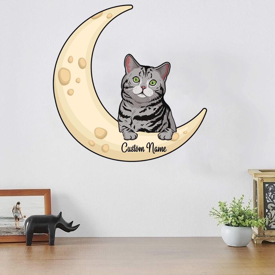 Custom Cat - Personalized American Shorthair Cut Metal Sign - American Cat Metal Wall Art - Metal Cat Wall Decor - Cat Lover Gifts - Ciaocustom
