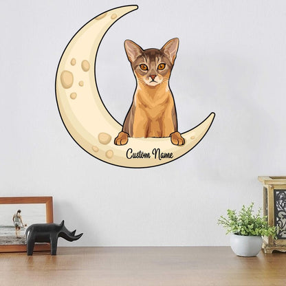 Personalized Abyssinian Cat Metal Sign - Custom Abyssinian Cat Metal Wall Art - Cat Gifts - Metal Cat Wall Decor - Laser Cut Metal Signs - Ciaocustom